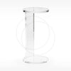 MESA LATERAL CIRCLE SIDEBOARD EM ACRÍLICO - Carol Vaz Home